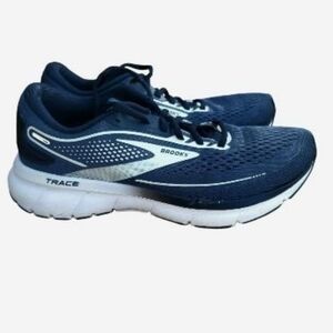 Brooks Trace 2 Athletic Running Jog Walk Tennis Shoe Sneaker Black White Women 8